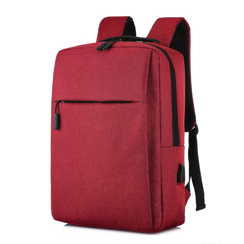 Rucksack mat grousser Kapazitéit Computertasch Einfach Geschäfts-Multifunktions-USB-Opluedrucksak fir Männer_voghion.com