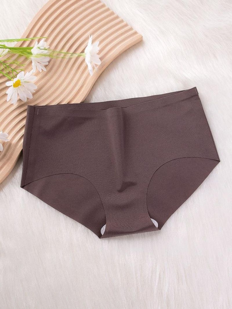 Underwear & Sleepwears Seamless Underwear Ultra Thin Ice Silk One Piece Breathable Quick Drying Sports Mid Waist_voghion.com