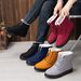 25 Cotton Shoes, Snow Boots, Warm And Versatile Boots, Women's Fleece And Thickened Cotton Boots_voghion.com