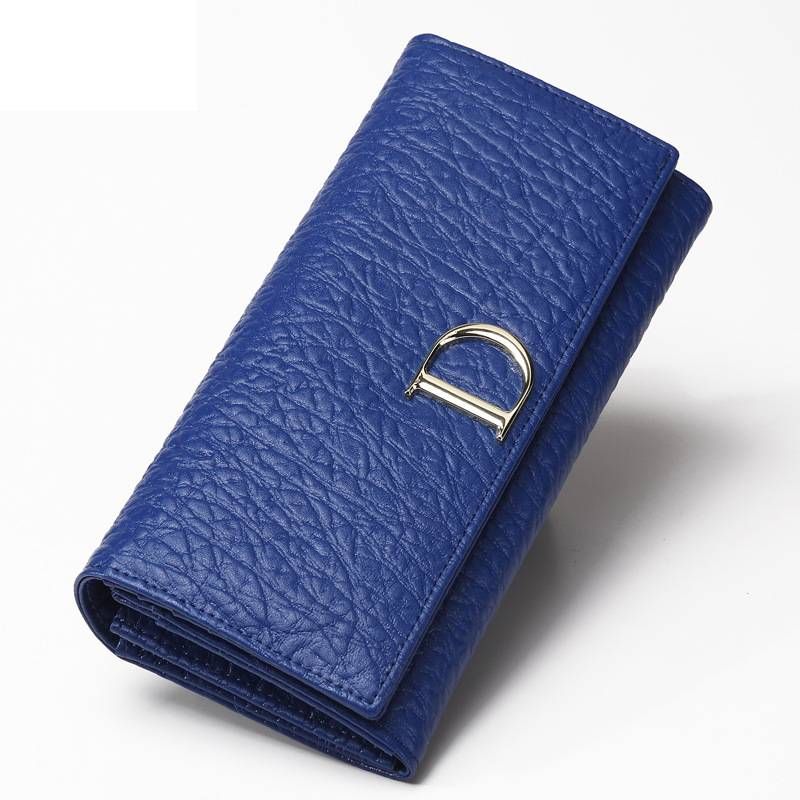 Torby damskie Długi portfel damski, prawdziwa skóra bydlęca, portfel z wieloma przegródkami na karty, poręczny_voghion.com