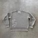 Men's Retro Streetwear Sweater – Oversized Casual Knit Pullover With Round Neck For Autumn & Winter (Grey, Sizes S-XXL)_voghion.com