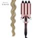 【2024 New】M-103 Egg Roll Hair Curler Four-Level Temperature Adjustable Big Waves Three-Tube Curling Iron_voghion.com