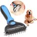 CDDMPET Stainless Steel Dog Brush By PawParty Store_voghion.com