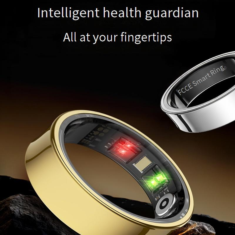 Rings R09 Smart Ring Sleep Skin Temperature Blood Oxygen Monitoring Gesture Control Ring Game_voghion.com