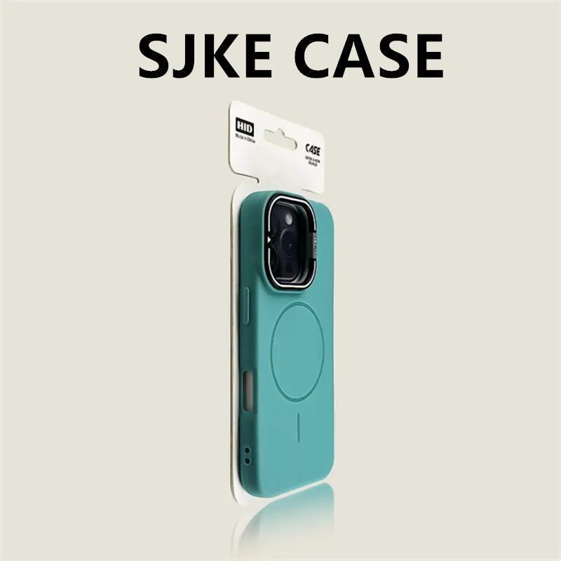 Meerblauwgroene dunne magnetische ring, compatibel met 16-inch telefoonhoesje, iPhone 15 Pro Max lenshouder, 14/12/13_voghion.com
