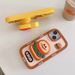 Lustige 3D Silikon Pommes Burger Halterung Paar Telefon Abdeckung für iPhone 15 Pro Max 14 13 11 12 Fall mit Halter Stand_voghion.com