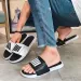 Hook Loop Cloud Ανδρικές παντόφλες Summer Beach Outdoor Casual Soft Flat Slides Flip Flops Αντιολισθητικές ριγέ ανδρικά παπούτσια σχεδιαστών για το σπίτι_voghion.com