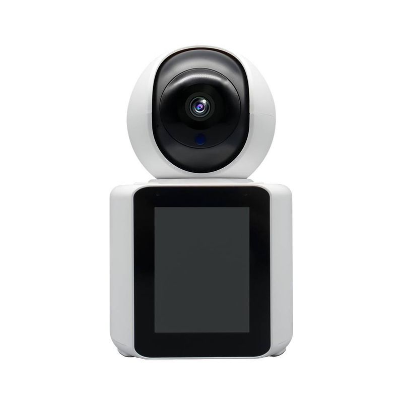 Caméra de sécurité intelligente iCSee avec écran - Surveillance intérieure Wi-Fi et appels vidéo_voghion.com