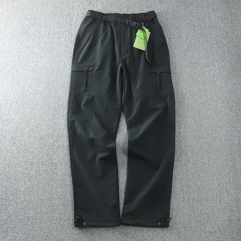 Men's work with fleece, waterproof and windproof soft shell warm outdoor casual pants, straight leg assault pants_voghion.com