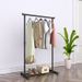 Adjustable Wall Mounted Clothes Drying Rack - Heavy Duty Stainless Steel Double Rod Laundry Hanger With Wheels, Foldable & Space Saving_voghion.com