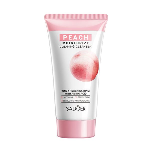 Detergente viso idratante e detergente alla pesca SADOER in inglese completo_voghion.com