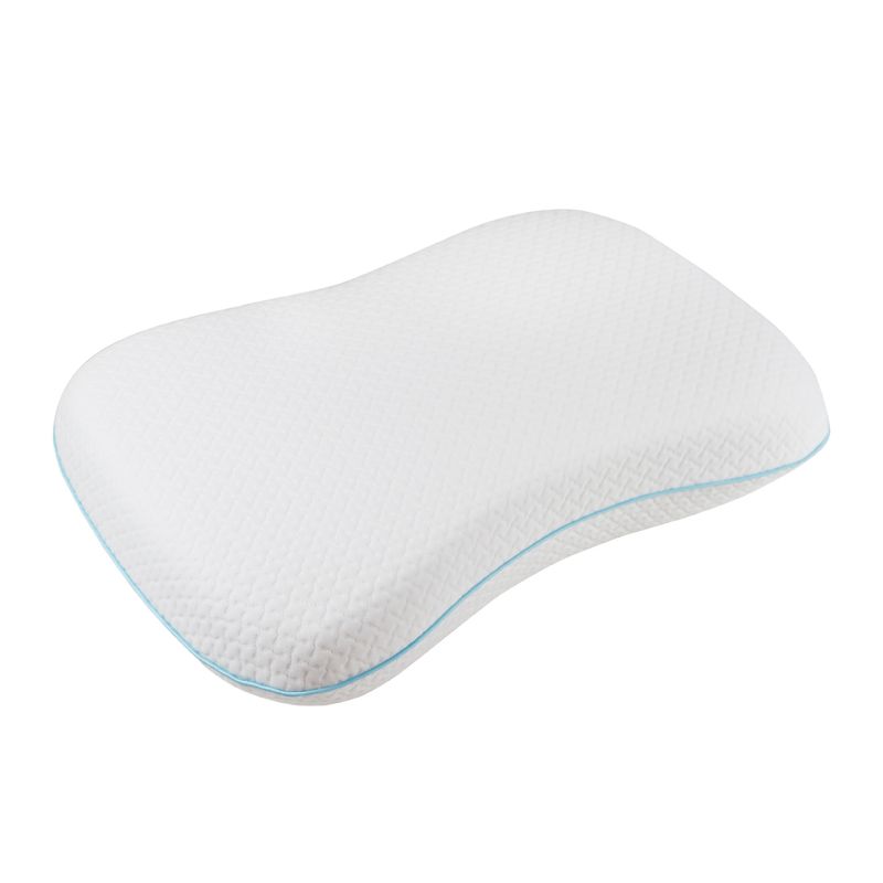 Travesseiro de espuma viscoelástica para móveis domésticos, travesseiro de gel de recuperação lenta, proteção para o pescoço, travesseiro de pão, vértebra cervical, travesseiro de gel especial, travesseiro de espuma viscoelástica_voghion.com
