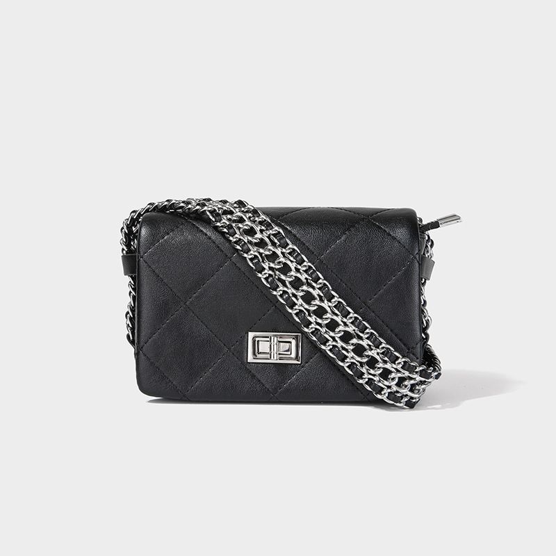 Borsa a tracolla multifunzionale con catena sottobraccio in argento, nuova primavera estate, da donna, design di nicchia casual, moda, versatile_voghion.com