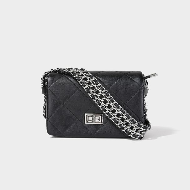 Borsa a tracolla multifunzionale con catena sottobraccio in argento, nuova primavera estate, da donna, design di nicchia casual, moda, versatile_voghion.com