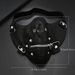 Maschera da uomo punk con cerniera in pelle per feste di carnevale, nuova_voghion.com