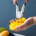 1 pz Affettatrice Divisore; Divisore Pelapatate Mango Frutta Cutter 4 in 1 Acciaio Inox Mango Pera Pelapatate Divisore Taglierina; Mango 304 Cuber Sp_voghion.com