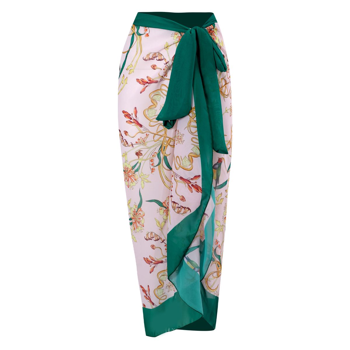 női fürdőruha retro hasat fedő karcsúsító fürdőruha sifon strandszoknya_voghion.com