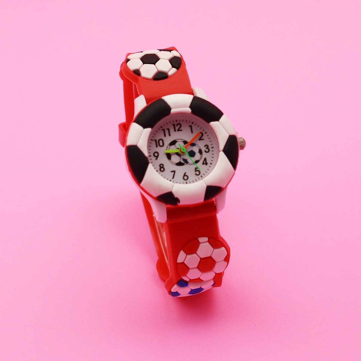 Orologio da calcio per bambini, orologio da basket in silicone, orologio da cartone animato_voghion.com