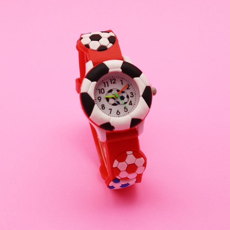 Children's Cute Football Watch Basketball Silicone Watch Cartoon Watch_voghion.com