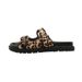 Plus Size Women's Animal Print Sandals (Summer Platform Slides - Round Toe With Adjustable Buckle Strap, Non-Slip Thick Sole For Casual & Beach Wear)_voghion.com