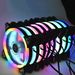 120mm RGB PC Computer Ultra Stille 15 LED's Koelventilator Radiator 12V Computerventilator DC Warmteafvoerventilator_voghion.com