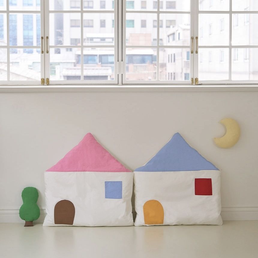 New Korean INS Four Seasons House Bed Cute Pet Cat Dog Cushion Pure Cotton Thickened Large Size Pets_voghion.com