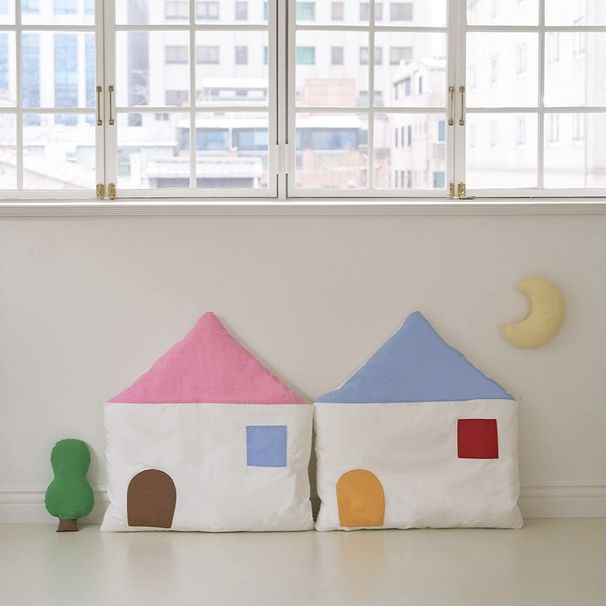 New Korean INS Four Seasons House Bed Cute Pet Cat Dog Cushion Pure Cotton Thickened Large Size Pets_voghion.com