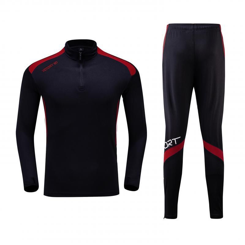 Long sleeved football set for men women in autumn winter, warm group buying, playing, adult and children's training,_voghion.com