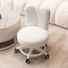 Living Room Simple Rotating Nordic Style Low With Wheels Backrest Shoe Changing Swivel Chair Bench Home Use Learning_voghion.com