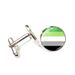Tie Clips & Cufflinks Rainbow Pattern Cufflinks Men European And American Fashion Silver Shirt Clothing Button Cuffs Cuff Nails_voghion.com