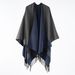 2023 New Autumn/Winter Cashmere Split Scarf Cape for Warm Fringe Women's Outwear Double sided Shawl_voghion.com