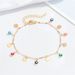 European and American cross border new jewelry personality color irregular shape anklet peach heart round teardrop shape foot ornaments_voghion.com