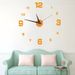 DIY Luminous Wall Clock Acrylic Decorative Silent Modern Creative Design_voghion.com