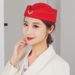 New Arrivals Women's Party Cosplay Cap Wool Felt Air Hostesses Beret Airline Stewardess Formal Sailor Uniform Hat Caps Stage_voghion.com
