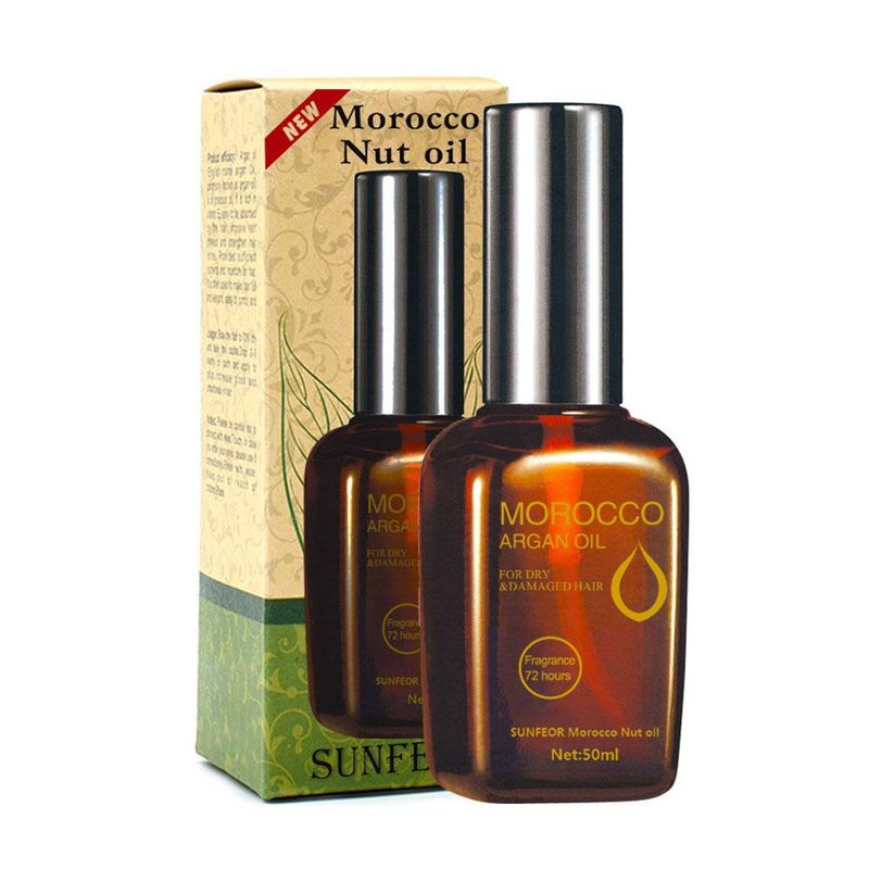 Haarmaske mit marokkanischem Arganöl, 50/60 ml – Leave-In-Behandlung zur Kontrolle von krausem Haar, Feuchtigkeitsversorgung und Reparatur von Spliss, für den Einsatz im Salon/zu Hause_voghion.com