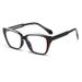 New Anti Blue Light Glasses For Women, PC Plug-in Legs, Fashionable Board Color Flat Mirror, Can Be Equipped With Mirror_voghion.com