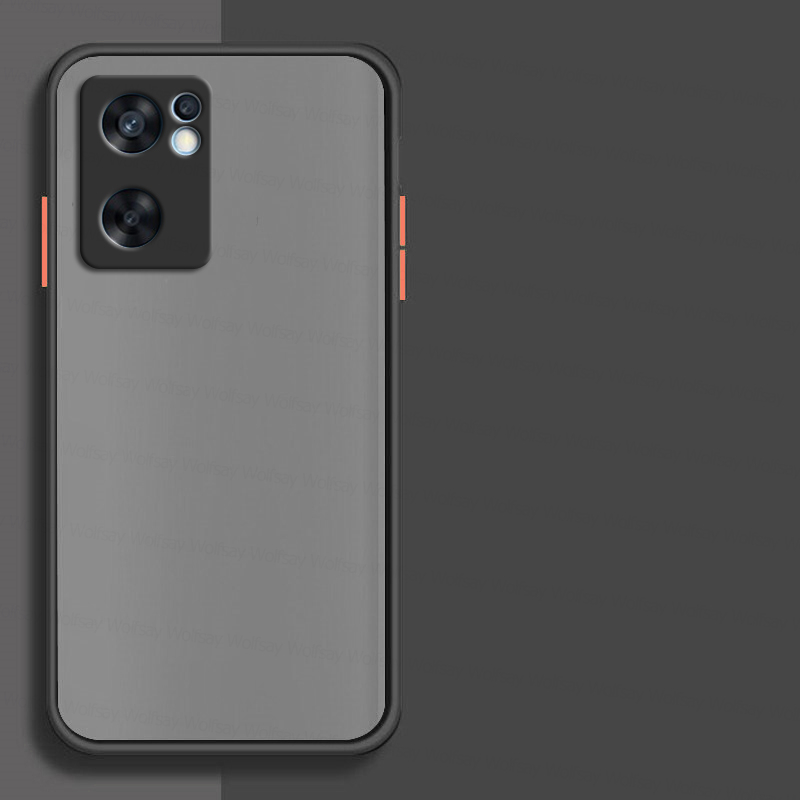 Matte PC-Abdeckung für OPPO Reno7 SE Fall Reno 5 6 7 Pro 5G Abdeckung stoßfeste TPU harte Rückseite schützend_voghion.com