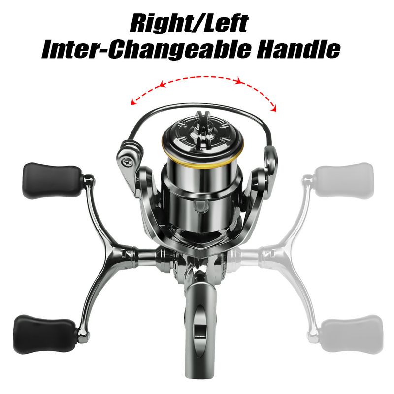 Double Crank Arm Metal Spinning Slant Mouth Shallow Cup Lure Micro Long Casting Raft Fishing Line Reel_voghion.com