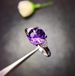 Hot sales Natural amethyst ring, sier, the price is suitable, shop promotional products_voghion.com