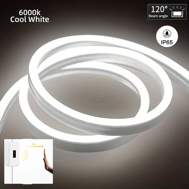 Motion Sensor Neon LED Strip Light Dimmable Switch IP68 Waterproof DIY Sign 5V USB Flexible Ribbon Lamp For Room Backlight Decor_voghion.com