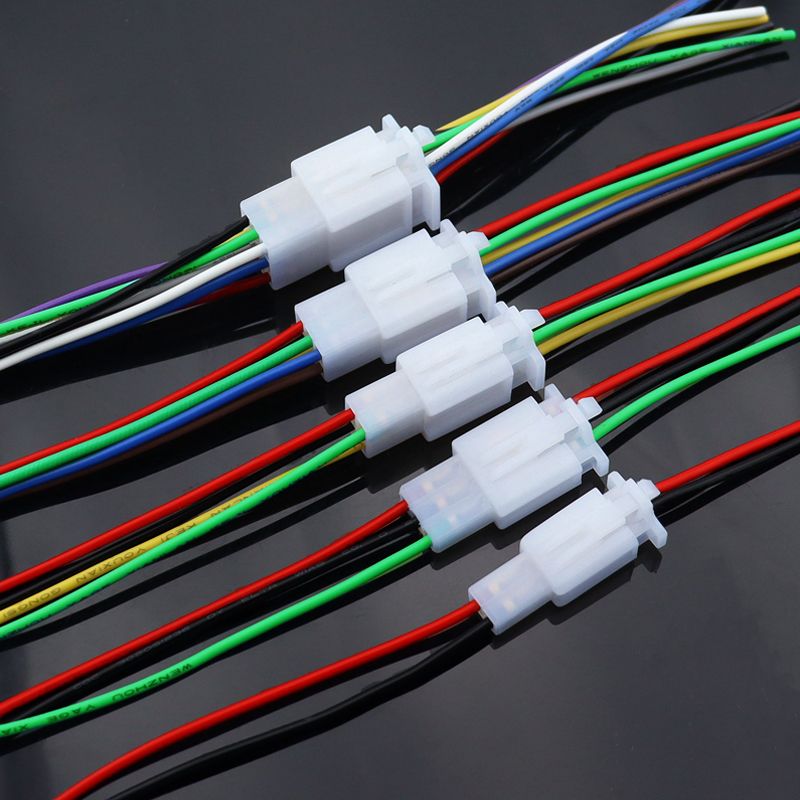 1set 2.8mm 2/3/4/6/9 Pin Automotive Quick Connection Electrical Wire Connector Male Female Cable Terminal Plug Kits_voghion.com