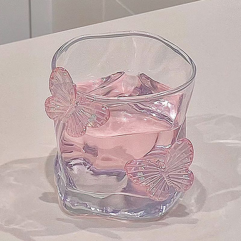 Twisted Ins High-Value Tipsy Butterfly Whiskey Cup Home Artistic Wine Glass_voghion.com
