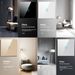 Szaoju EU Touch Switch AC100-240V LED Backlight Panel Tempered Crystal Glass Wall Light Sensory Switches 1/2/3 Gang_voghion.com