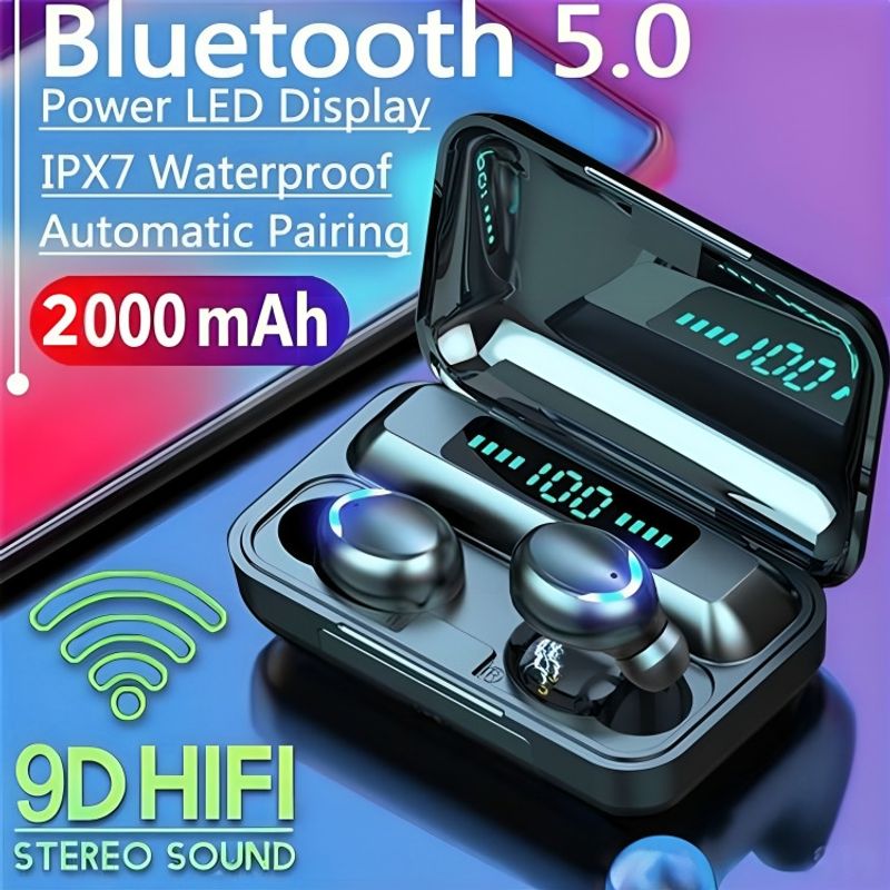 Bluetooth Wireless Kopfhörer TWS Ohrhörer Mini In-Ear Pods für iPhone Android_voghion.com