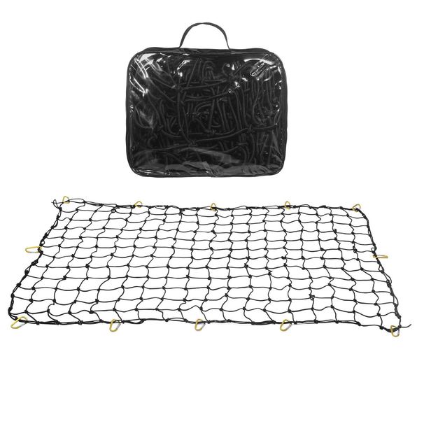 VEVOR Cargo Net Heavy Duty Bungee Cargo Net 7.2' X 10.8' Stretchable For Trucks_voghion.com