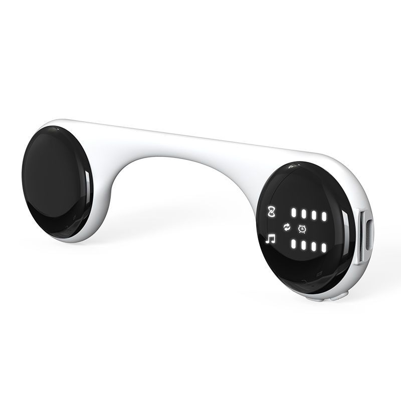 Bone Conduction Bluetooth Under Pillow Sleep Aid White Noise Speaker Card Slot Wireless Timer Shutdown_voghion.com