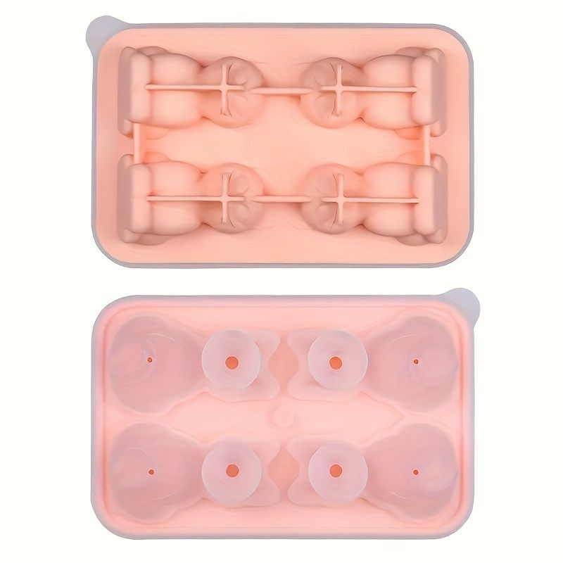 Eiswürfelform aus Silikon mit Katzenformen – 1 Mehrzweckform für Whisky, Schokolade, Süßigkeiten und Pudding – Partyzubehör und kreatives Küchengerät_voghion.com