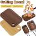 Holzschneidebrett, Mini-Schneidebretter für Obst und Gemüse, tragbares Servierbrett mit Löchern für Zuhause, Küche, Campingblock_voghion.com