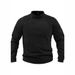 Men's Slim Fit Stand Collar Fleece Pullover Winter Casual Hooded Jacket For Outdoor & Daily Wear_voghion.com