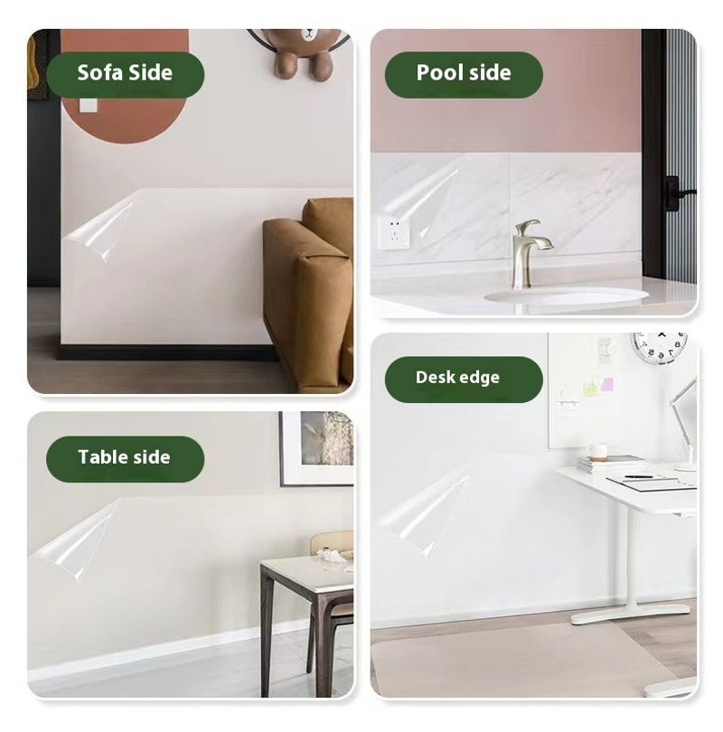 Static electricity white transparent protective beautifies decoration wall sticker flat waterproof glue free home film_voghion.com